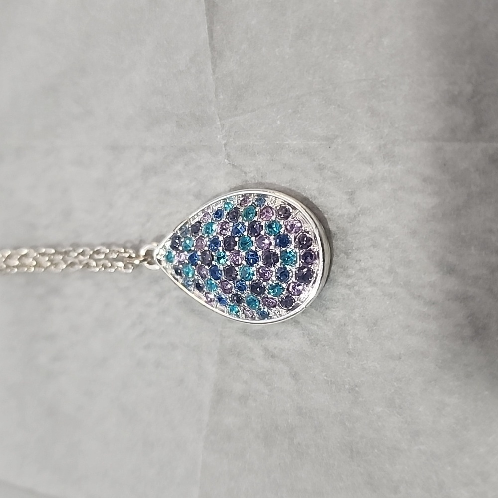 Pastel Pave Necklace - Picture 2 of 3